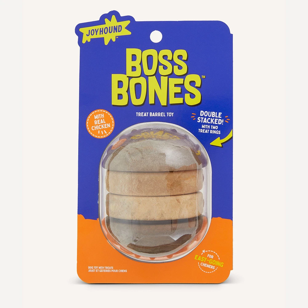 Joyhound Boss Bones Barrel of Yum Treat Dispenser Dog Toy - PetSmart in  Tustin, CA