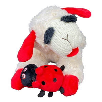 Multipet® Spring Ladybug Lamb Chop Dog Toy