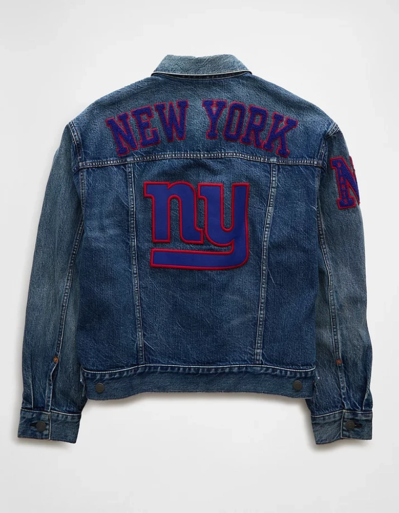 AE NFL New York Giants Denim Jacket