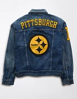 Veste en denim NFL Steelers de Pittsburgh AE