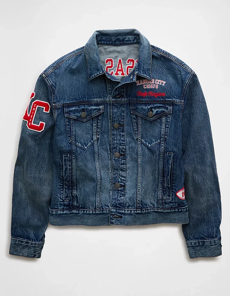 AE NFL Kansas City Chiefs Denim Jacket