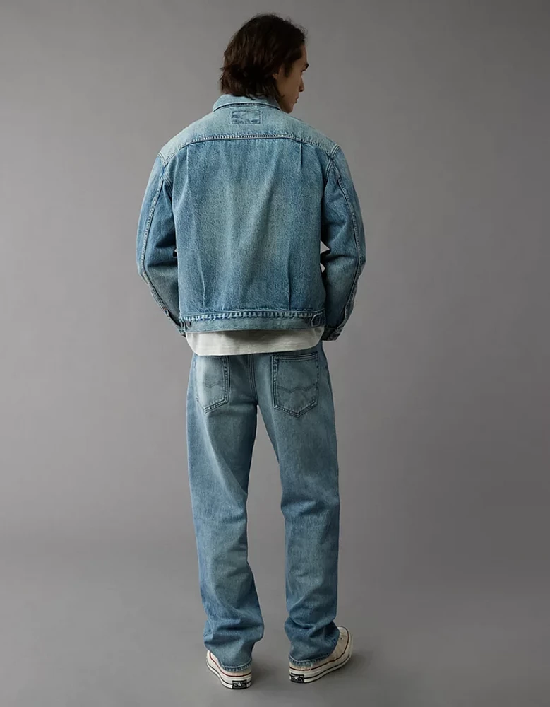 AE Slim Fit Denim Trucker Jacket