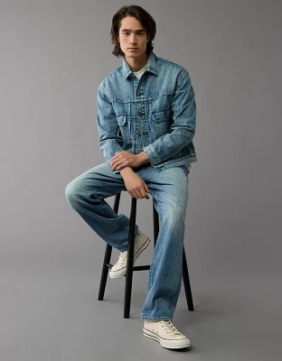 Veste de camionneur en denim ajustée AE