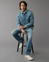 Veste de camionneur en denim ajustée AE