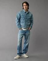 AE Slim Fit Denim Trucker Jacket