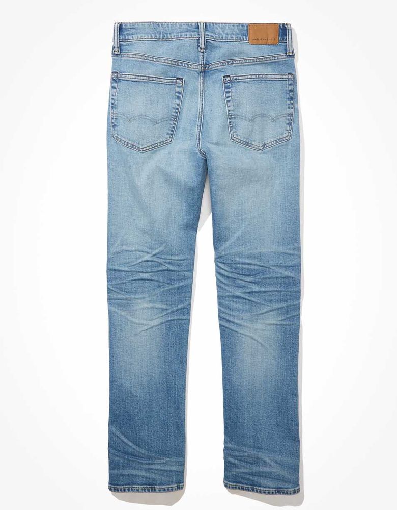 AE AirFlex+ Distressed Relaxed Straight Jean