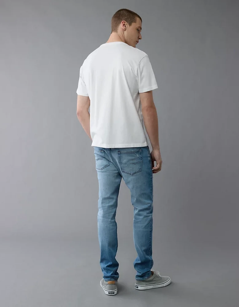 Jean seconde peau à coupe athlétique rapiécé TENCEL™ AirFlex+ AE