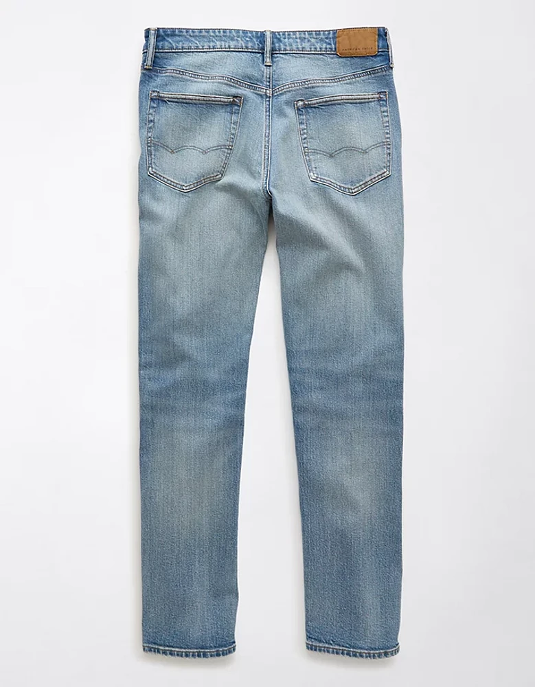 AE EasyFlex +TENCEL™ Fibers Ripped Slim Straight Jean