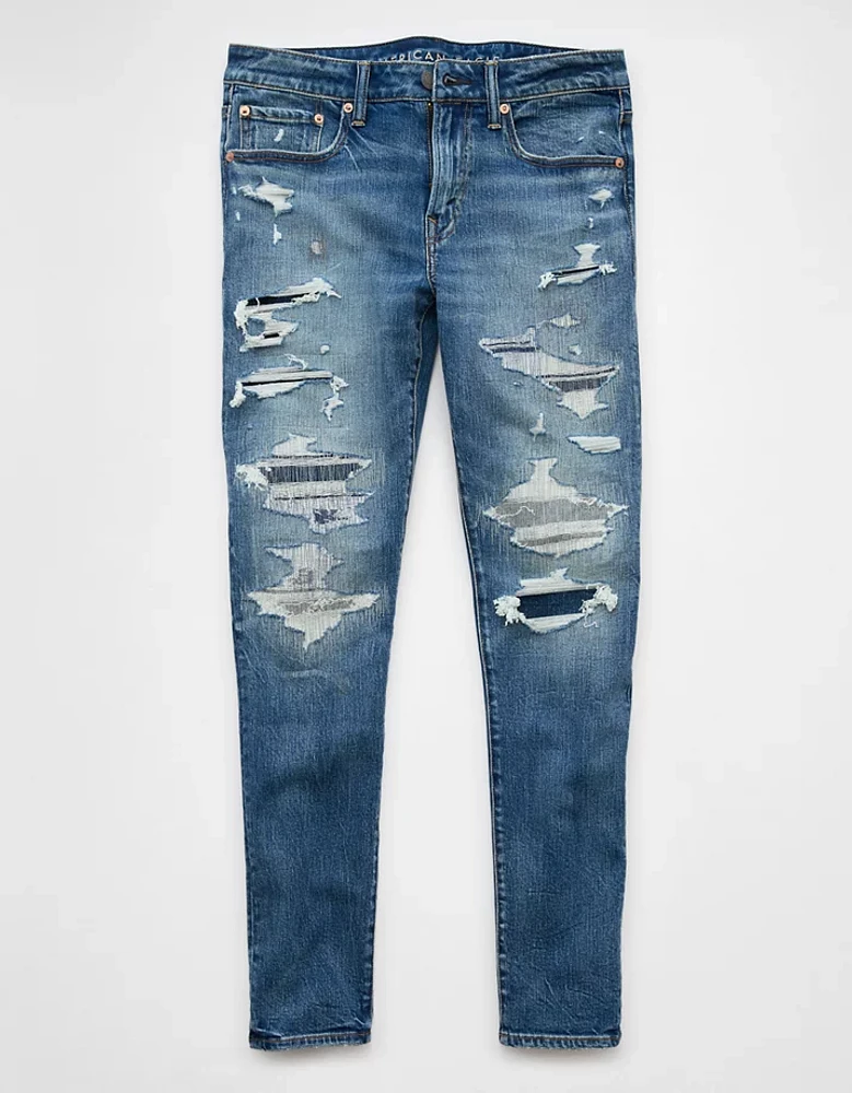 AE AirFlex+ Patched Skinny Jean