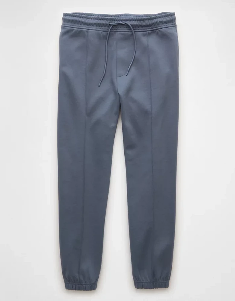 Pantalon à ceinture élastique plissé en tricot 24/7 AE