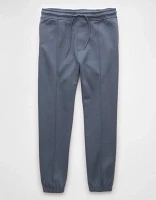 Pantalon à ceinture élastique plissé en tricot 24/7 AE