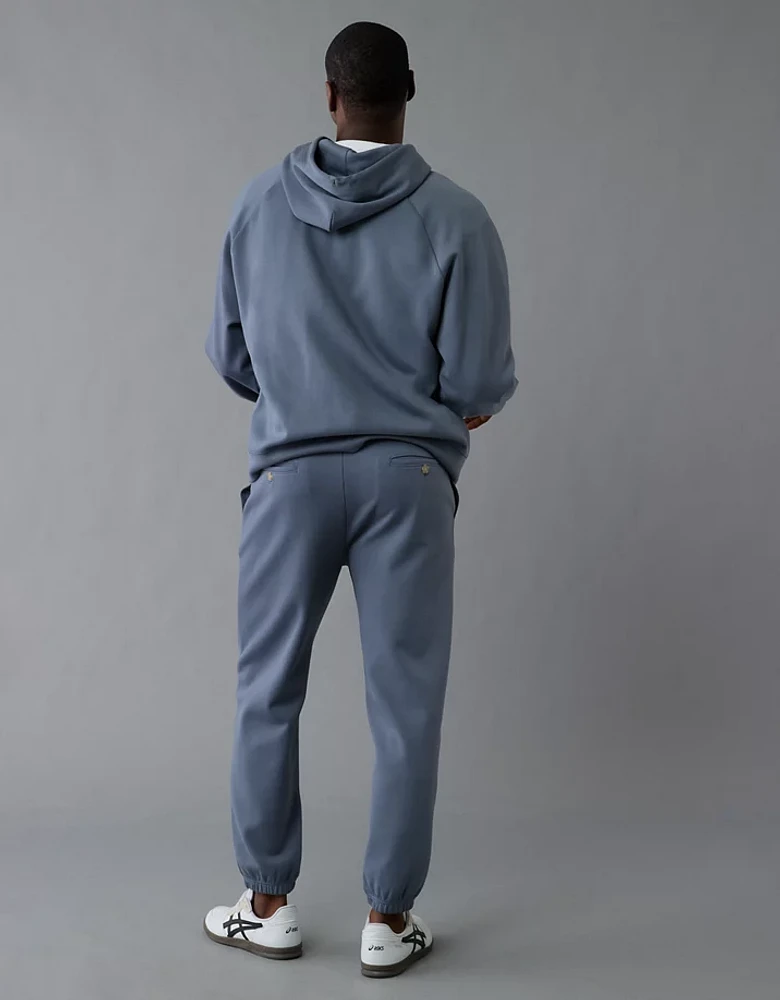 Pantalon à ceinture élastique plissé en tricot 24/7 AE