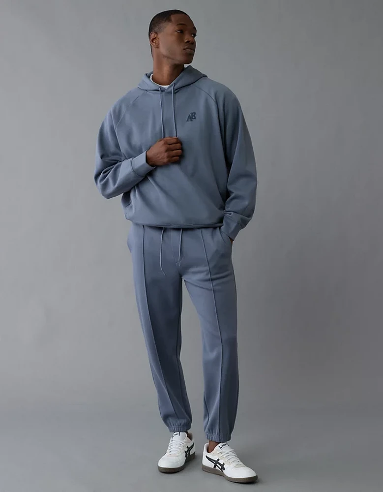 Pantalon à ceinture élastique plissé en tricot 24/7 AE