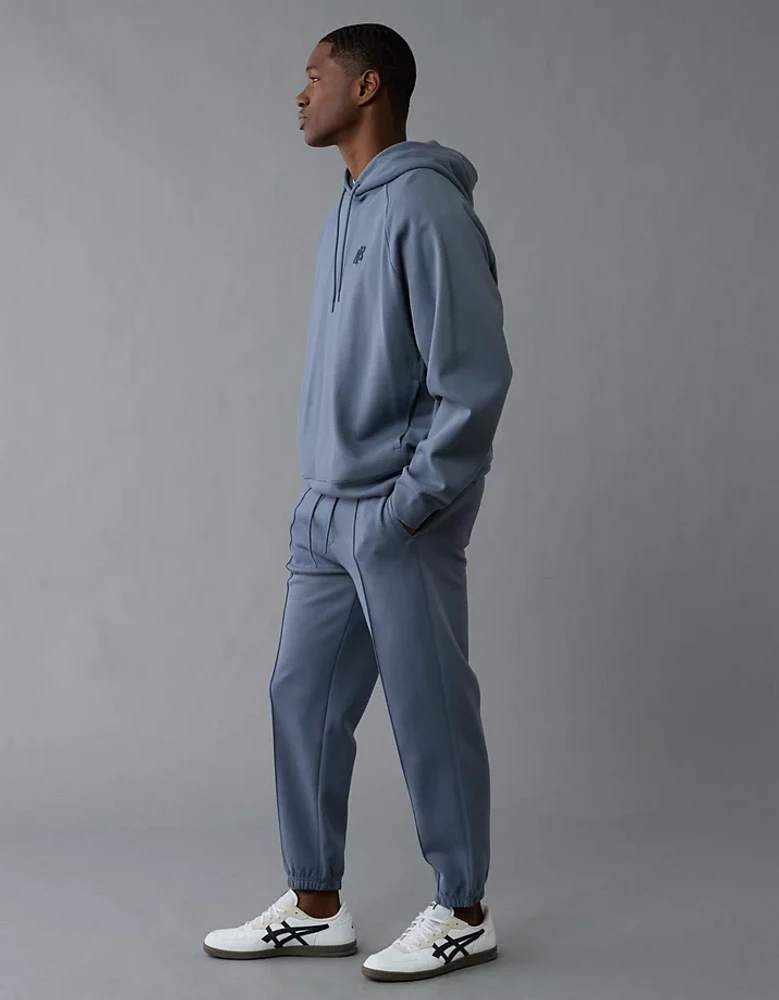 Pantalon à ceinture élastique plissé en tricot 24/7 AE