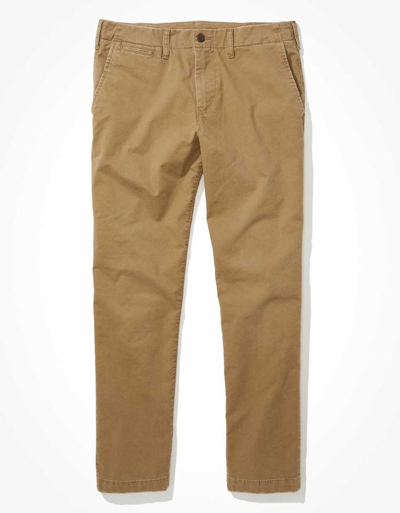 AE Flex Original Straight Lived-In Khaki Pant