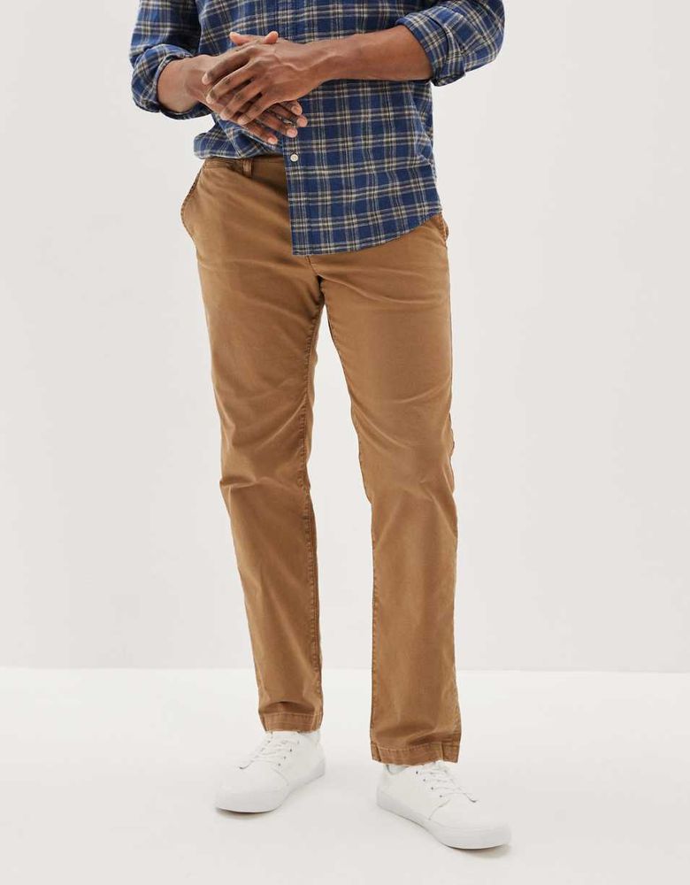 AE Flex Original Straight Lived-In Khaki Pant