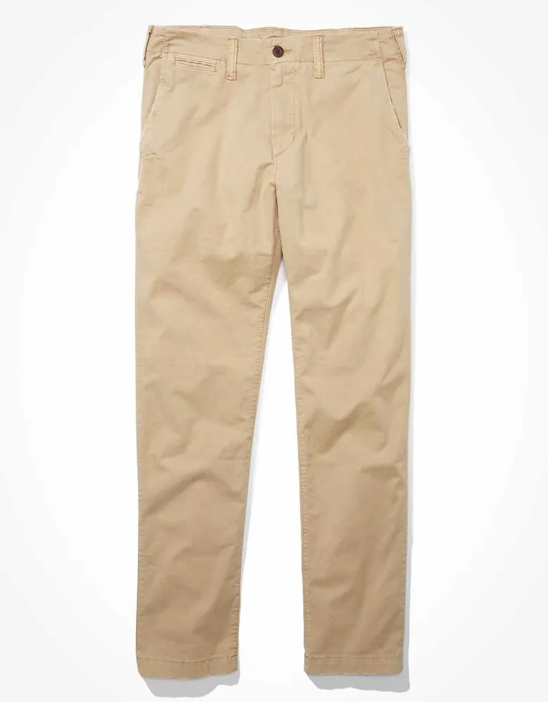 AE Flex Original Straight Lived-In Khaki Pant