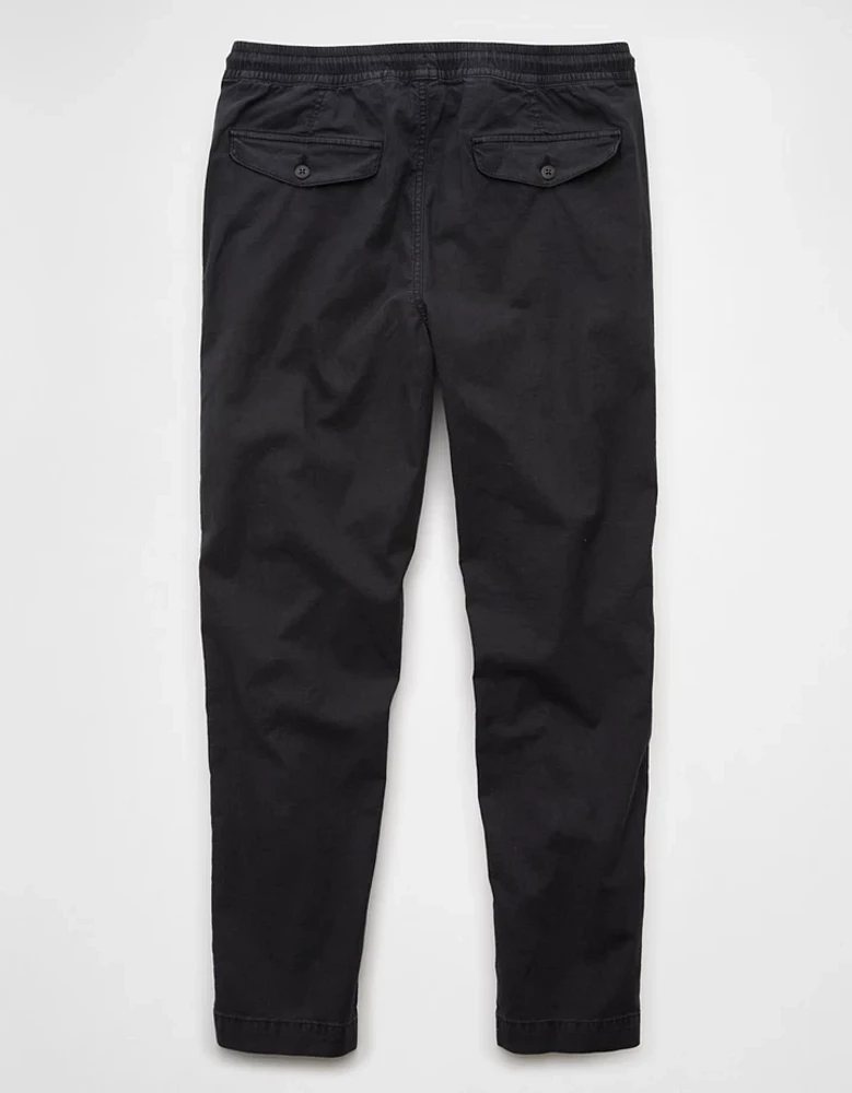 Pantalon à enfiler coupe athlétique en mélange de lin Flex AE