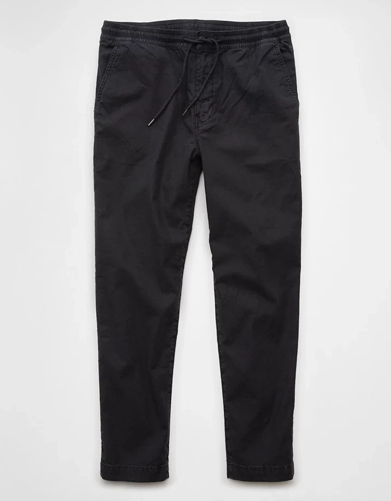 Pantalon à enfiler coupe athlétique en mélange de lin Flex AE