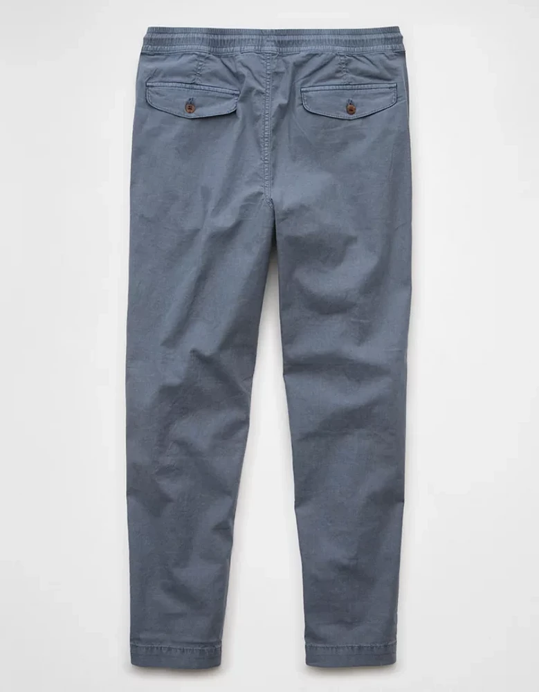 Pantalon à enfiler coupe athlétique en mélange de lin Flex AE