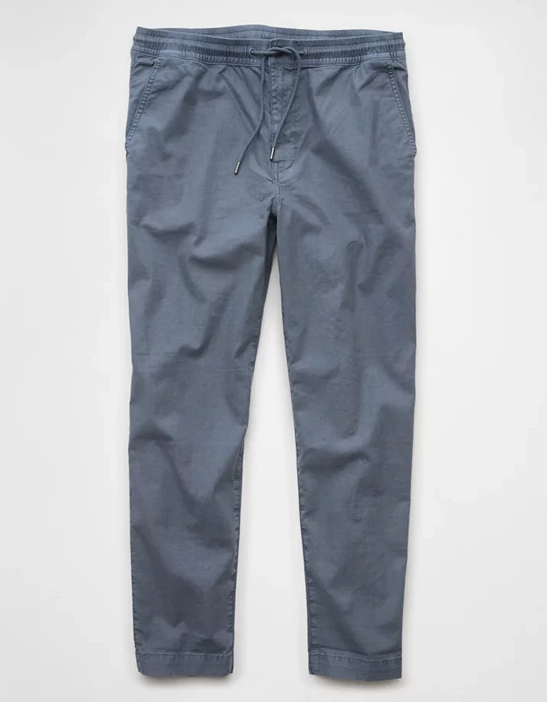 Pantalon à enfiler coupe athlétique en mélange de lin Flex AE