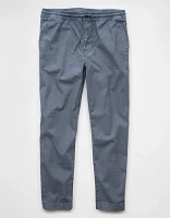 Pantalon à enfiler coupe athlétique en mélange de lin Flex AE
