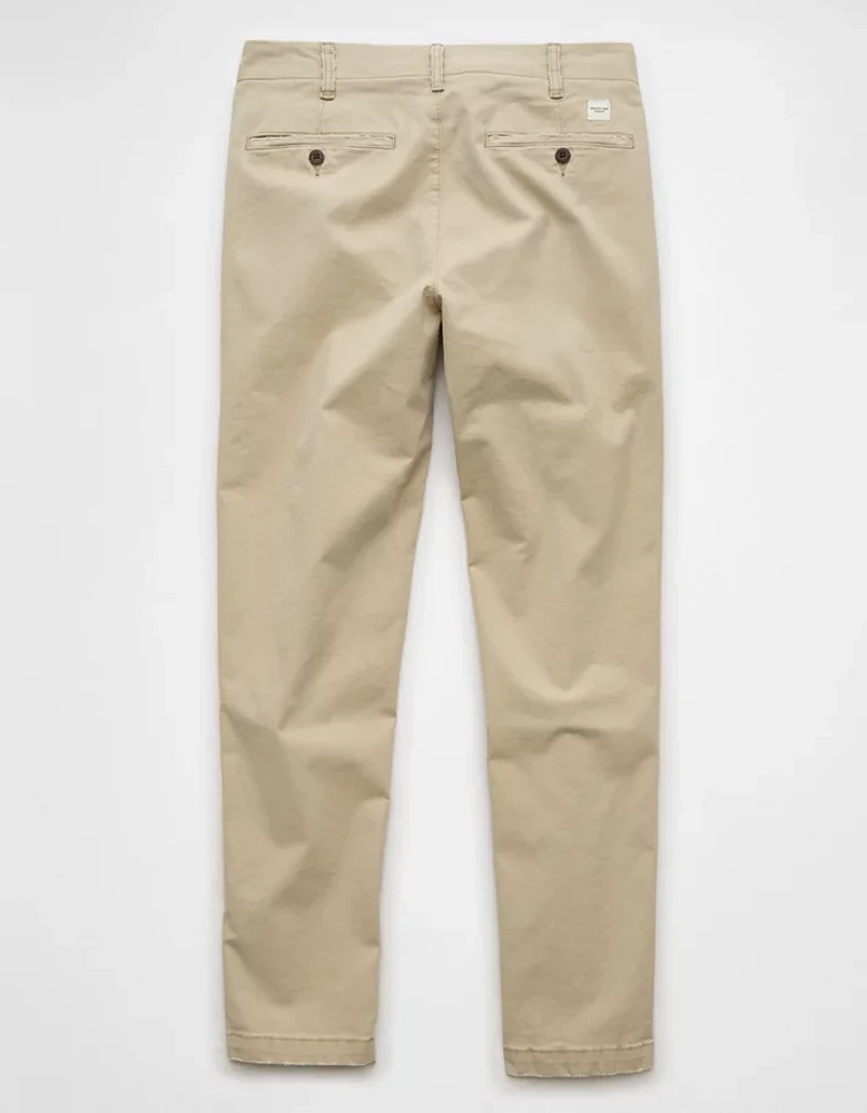 AE Flex Slim Straight Lived-In Khaki Pant