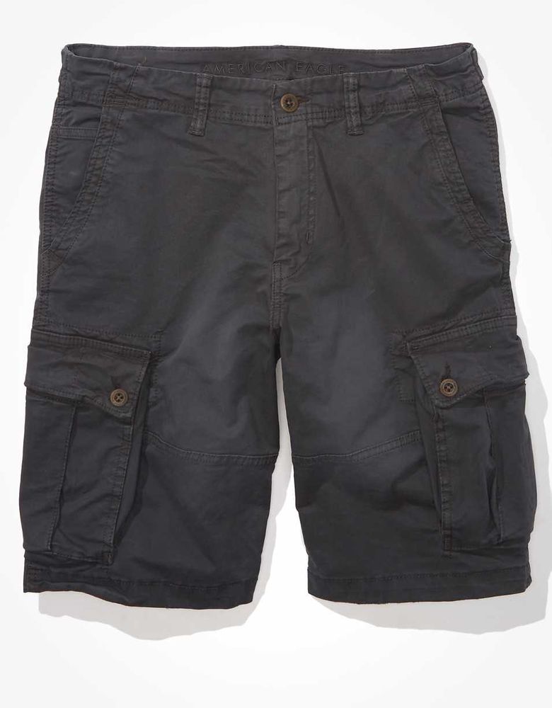 AE Flex 12" Lived-In Longer Length Cargo Short