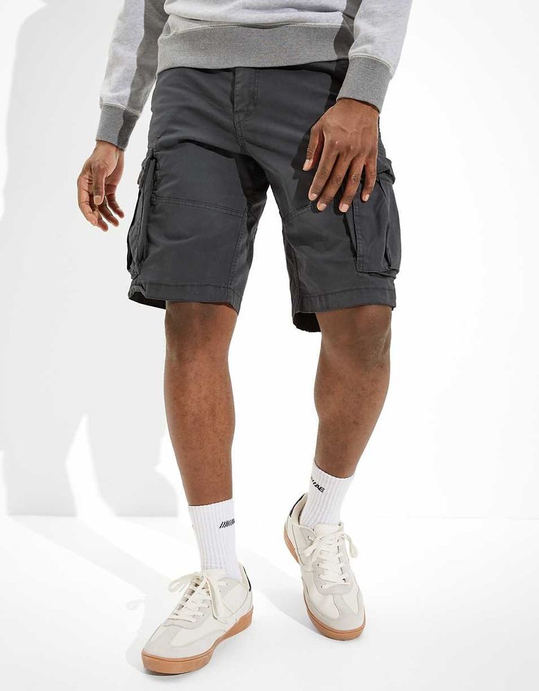 AE Flex 12" Lived-In Longer Length Cargo Short