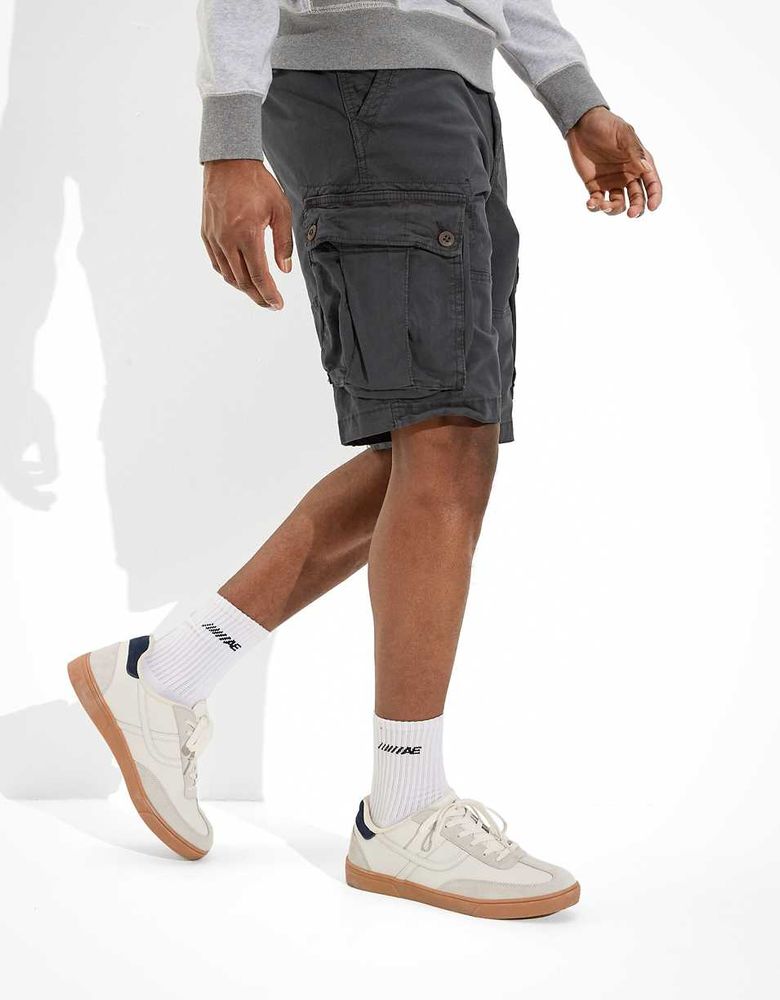 AE Flex 12" Lived-In Longer Length Cargo Short