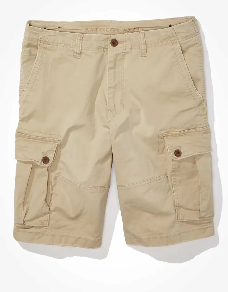 AE Flex 12" Lived-In Longer Length Cargo Short