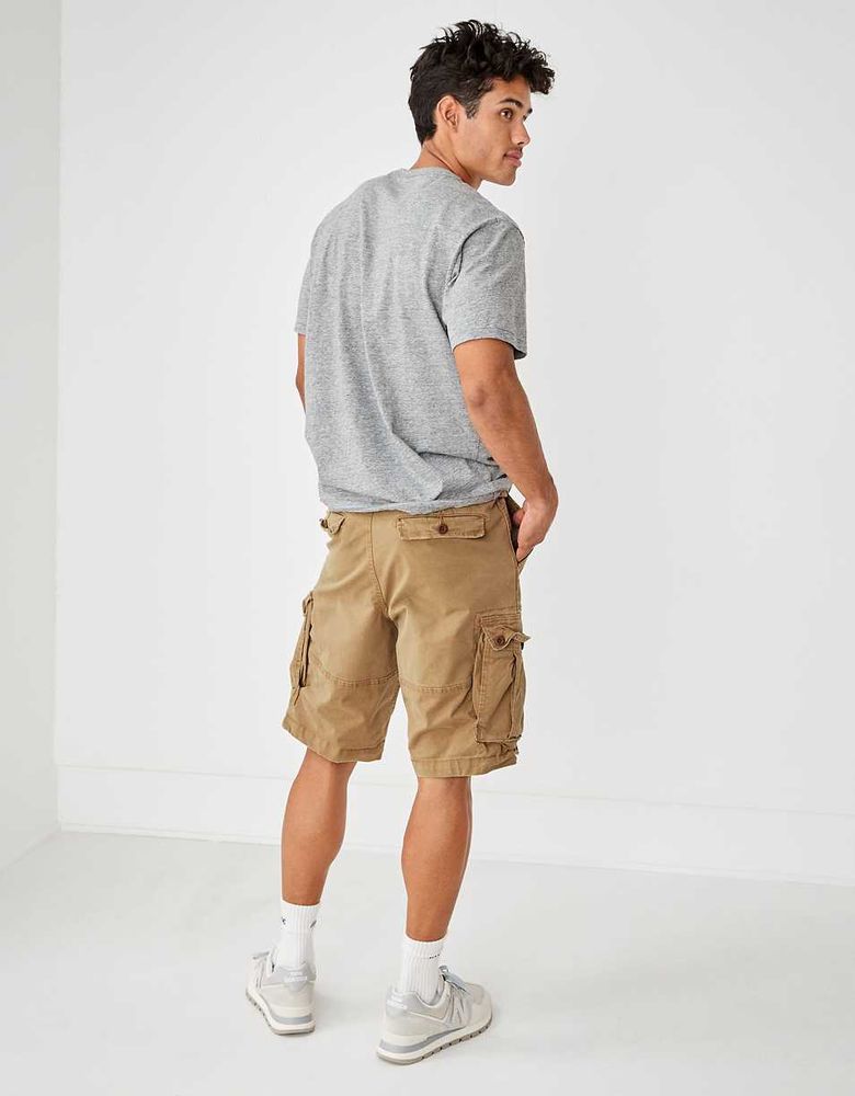 AE Flex 12" Lived-In Longer Length Cargo Short