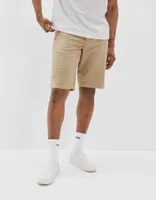 AE Flex 12" Longer Length Lived-In Khaki Short