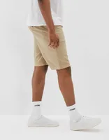 AE Flex 12" Longer Length Lived-In Khaki Short