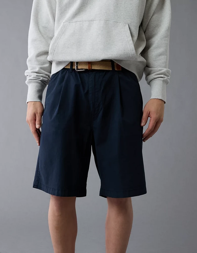 Short plissé à ceinture élastique lâche Flex AE