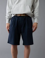 Short plissé à ceinture élastique lâche Flex AE