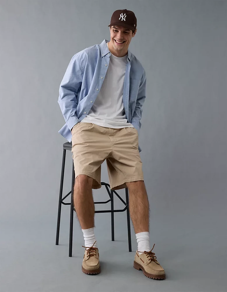 AE Everyday Relaxed Oxford Button-Up Shirt
