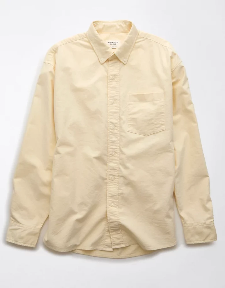 AE Everyday Relaxed Oxford Button-Up Shirt