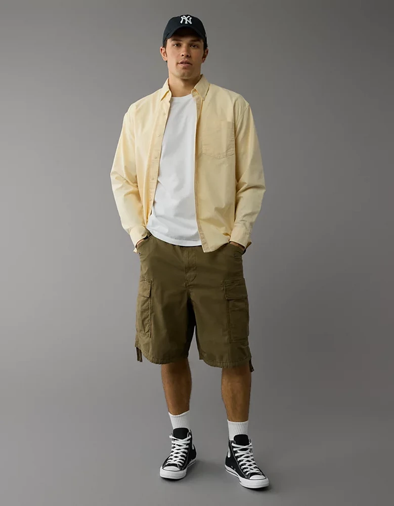 AE Everyday Relaxed Oxford Button-Up Shirt