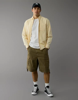 AE Everyday Relaxed Oxford Button-Up Shirt