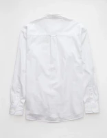 Chemise en mélange de lin décontractée tous les jours AE