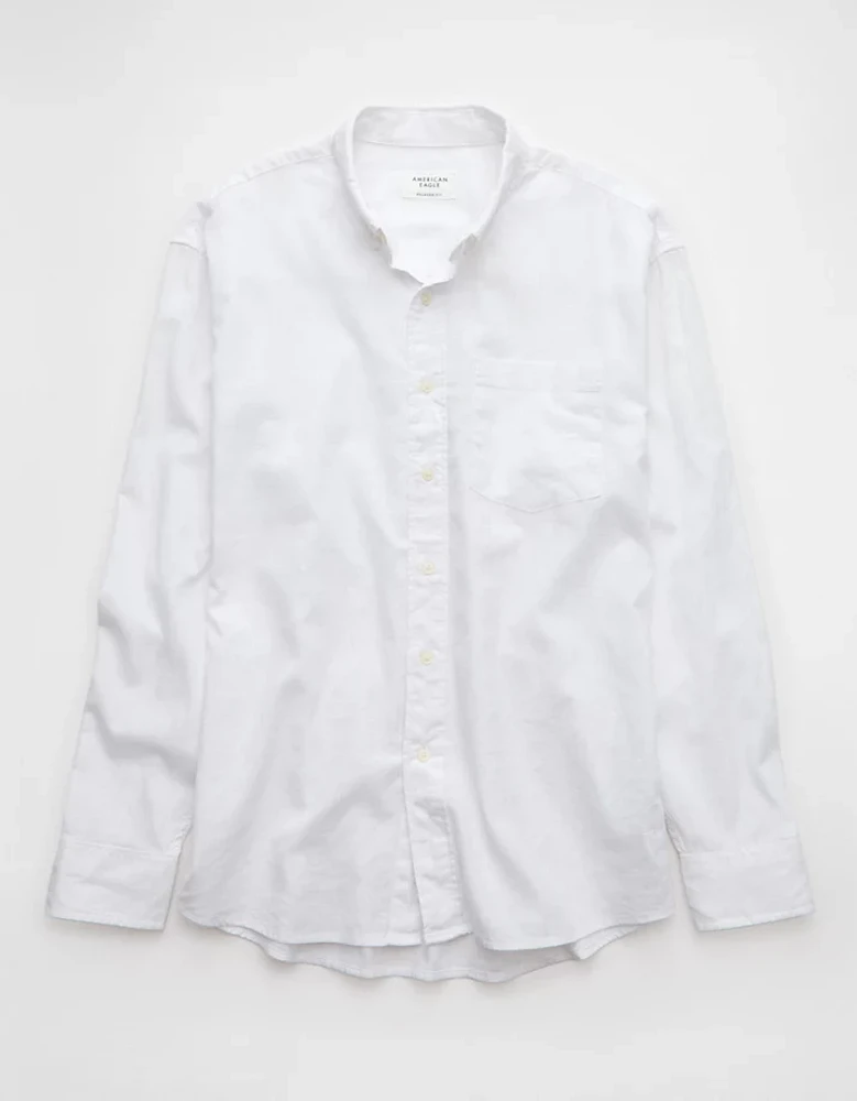 Chemise en mélange de lin décontractée tous les jours AE