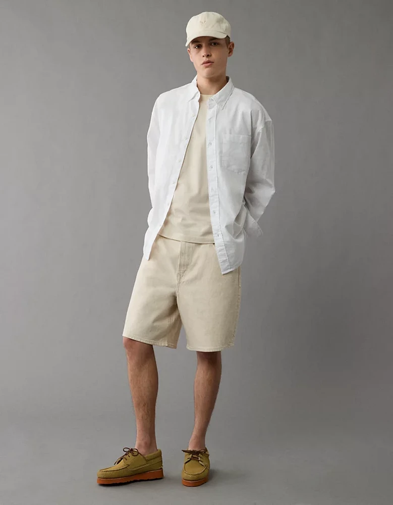 Chemise en mélange de lin décontractée tous les jours AE