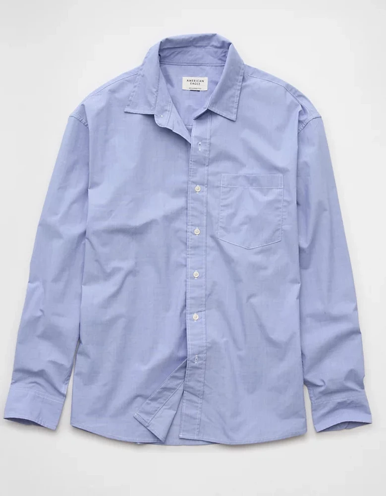 AE Everyday Poplin Button-Up Shirt