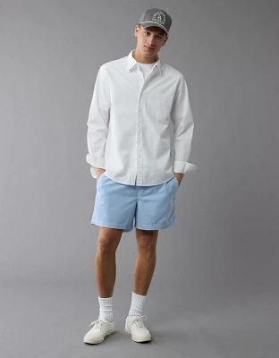 Chemise boutonnée en popeline de tous les jours AE