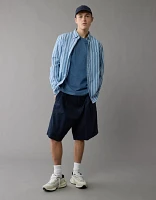 Chemise rayée en popeline à coupe classique de tous les jours AE