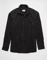 AE Everyday Flannel Plaid Button-Up Shirt