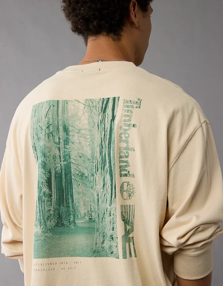 Timberland x AE Long-Sleeve Graphic T-Shirt