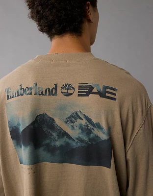 Timberland x AE Long-Sleeve Graphic T-Shirt