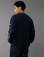 Timberland x AE Long-Sleeve Graphic T-Shirt